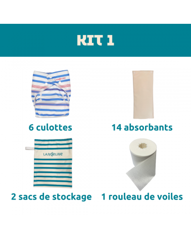 pack couches lavables françaises - Kit 1